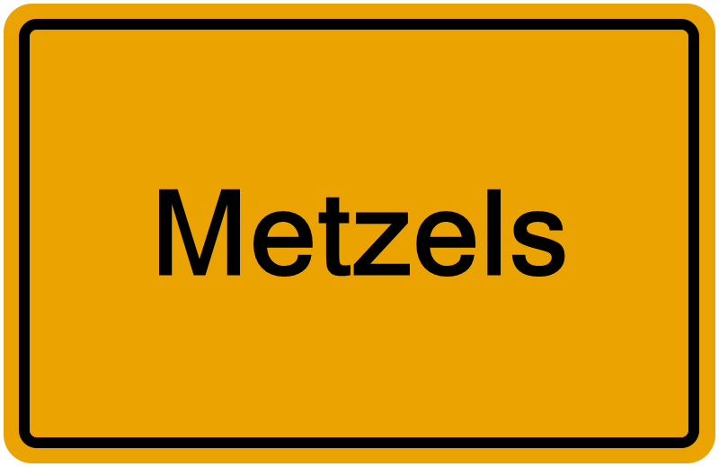 Handelsregisterauszug Metzels