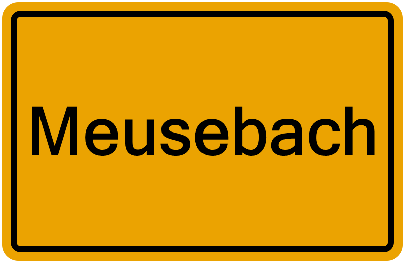 Handelsregisterauszug Meusebach