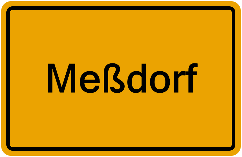 Handelsregisterauszug Meßdorf