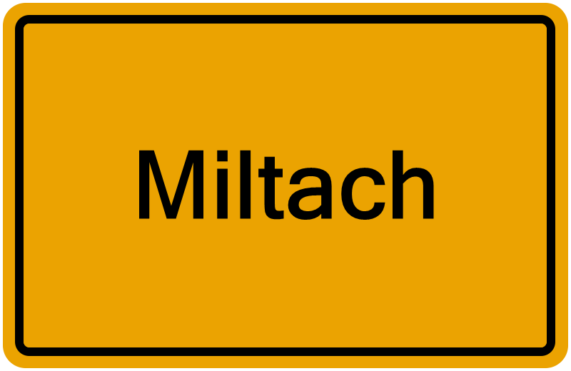 Handelsregisterauszug Miltach