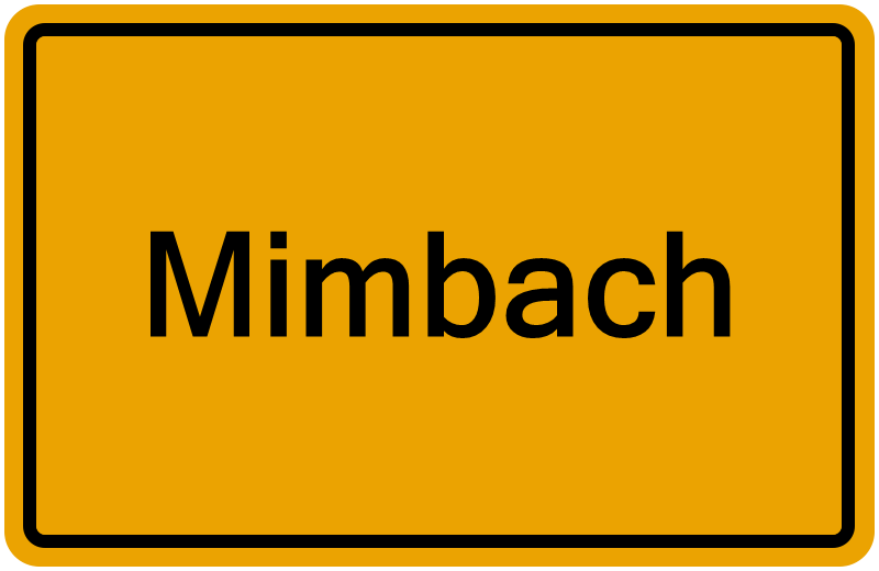 Handelsregisterauszug Mimbach