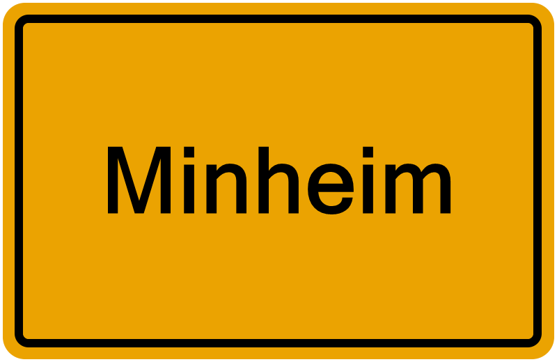 Handelsregisterauszug Minheim