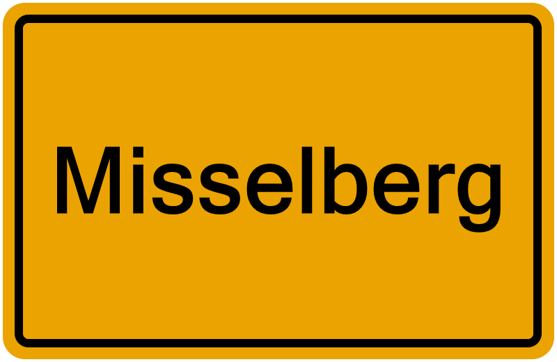 Handelsregisterauszug Misselberg