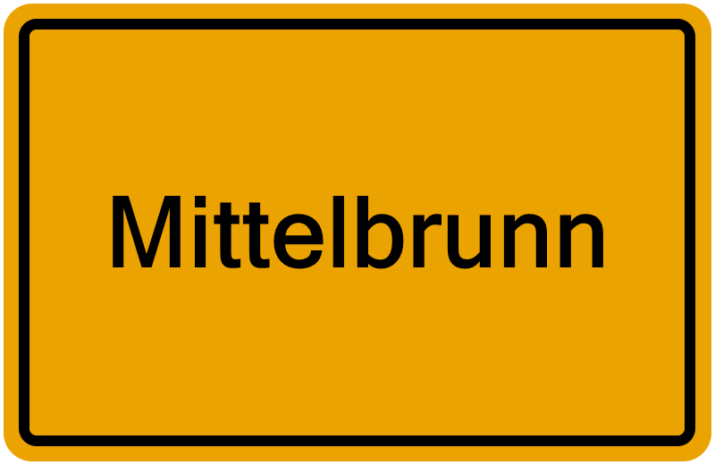 Handelsregisterauszug Mittelbrunn