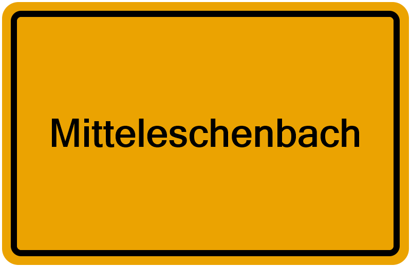 Handelsregisterauszug Mitteleschenbach