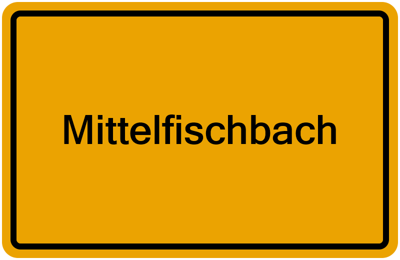 Handelsregisterauszug Mittelfischbach