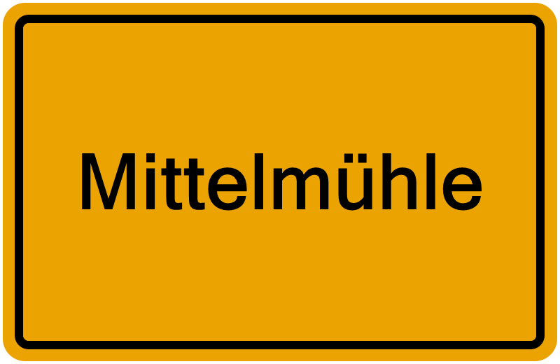 Handelsregisterauszug Mittelmühle