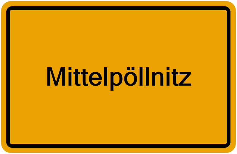 Handelsregisterauszug Mittelpöllnitz