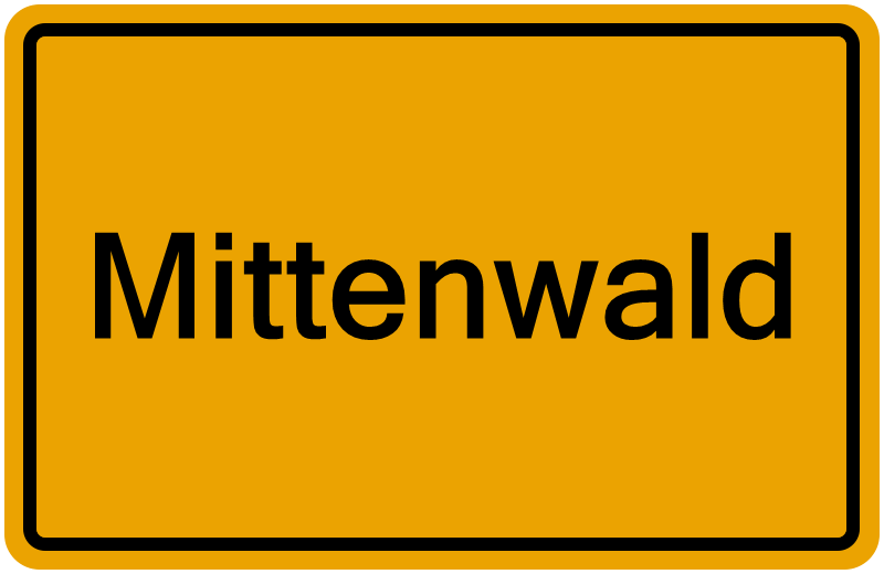 Handelsregisterauszug Mittenwald