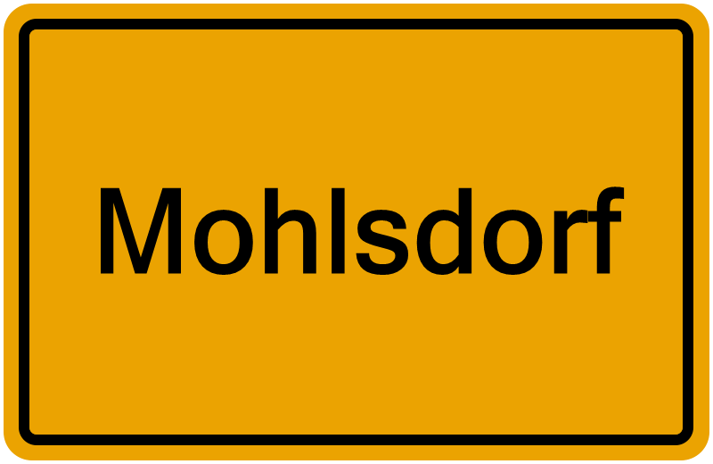 Handelsregisterauszug Mohlsdorf