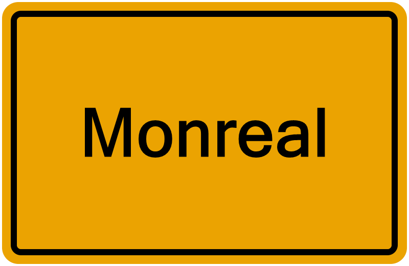 Handelsregisterauszug Monreal