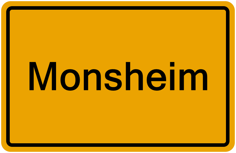 Handelsregisterauszug Monsheim