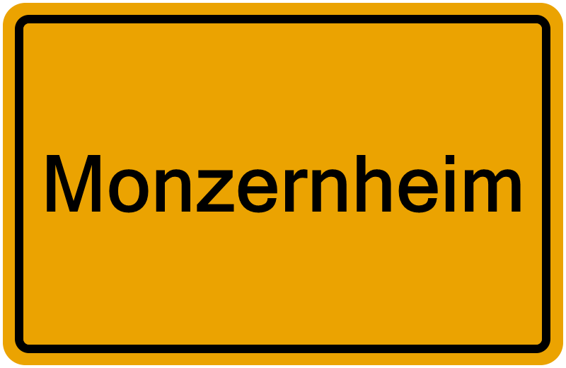 Handelsregisterauszug Monzernheim