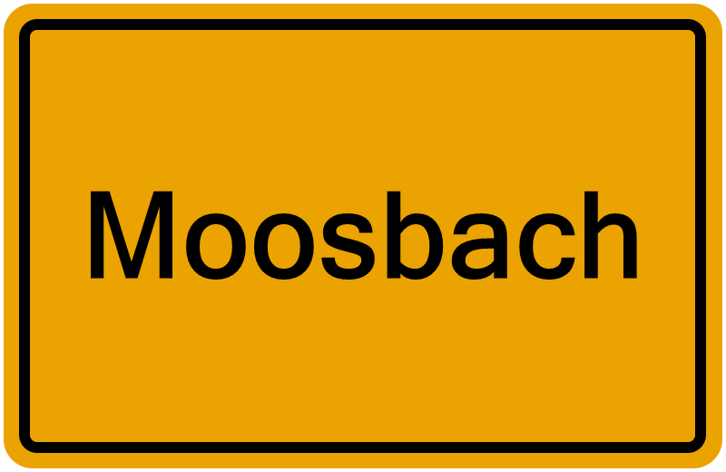 Handelsregisterauszug Moosbach