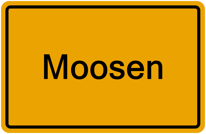 Handelsregisterauszug Moosen