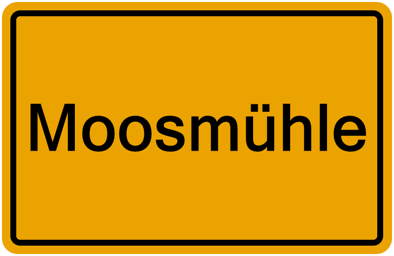 Handelsregisterauszug Moosmühle