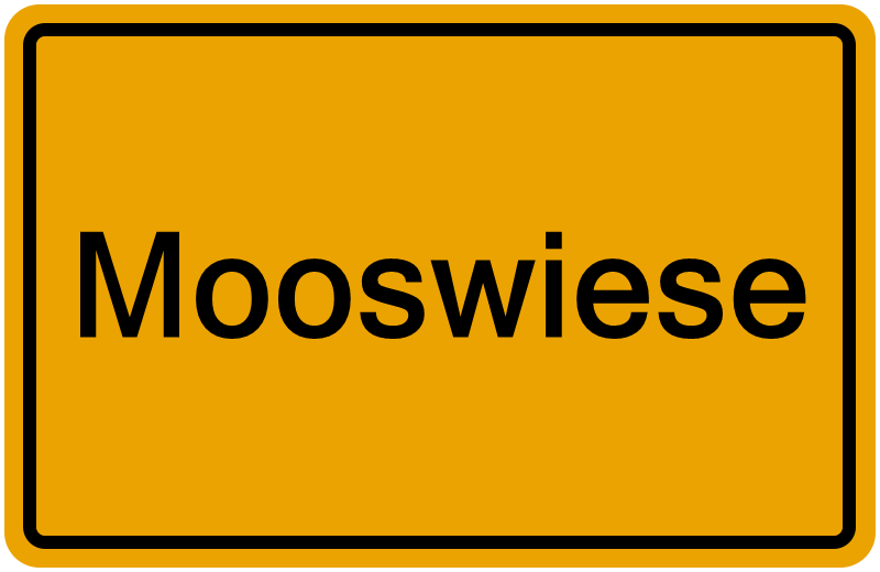 Handelsregisterauszug Mooswiese