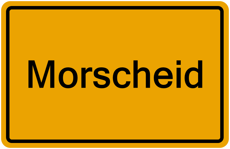 Handelsregisterauszug Morscheid
