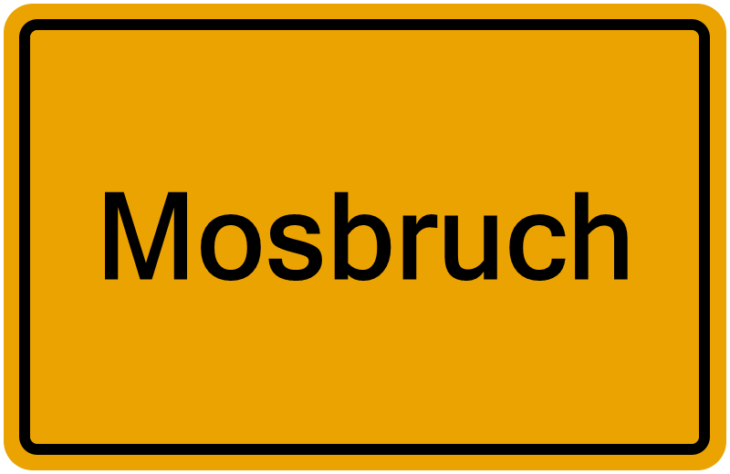 Handelsregisterauszug Mosbruch