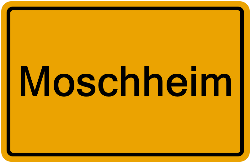 Handelsregisterauszug Moschheim