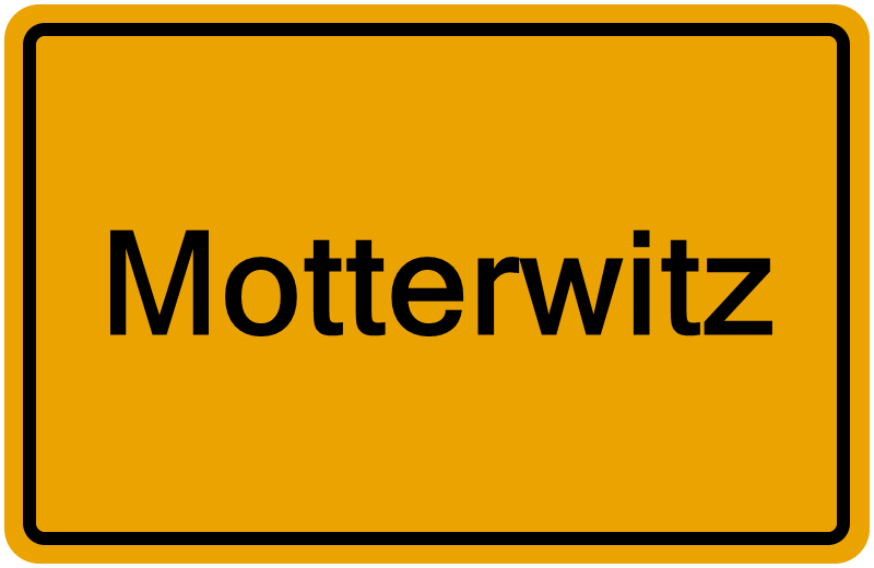 Handelsregisterauszug Motterwitz