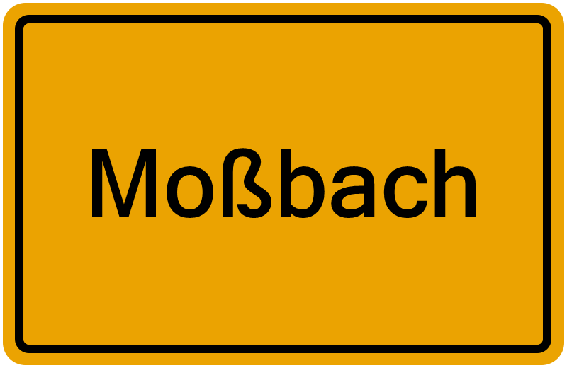 Handelsregisterauszug Moßbach
