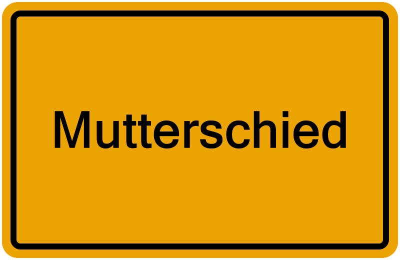 Handelsregisterauszug Mutterschied