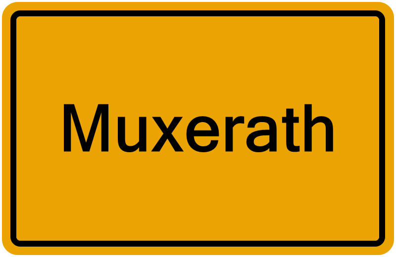 Handelsregisterauszug Muxerath