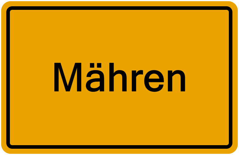 Handelsregisterauszug Mähren