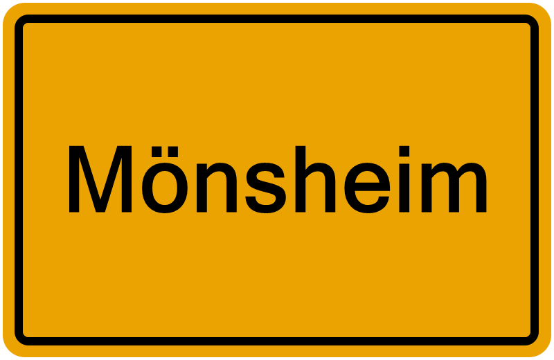 Handelsregisterauszug Mönsheim