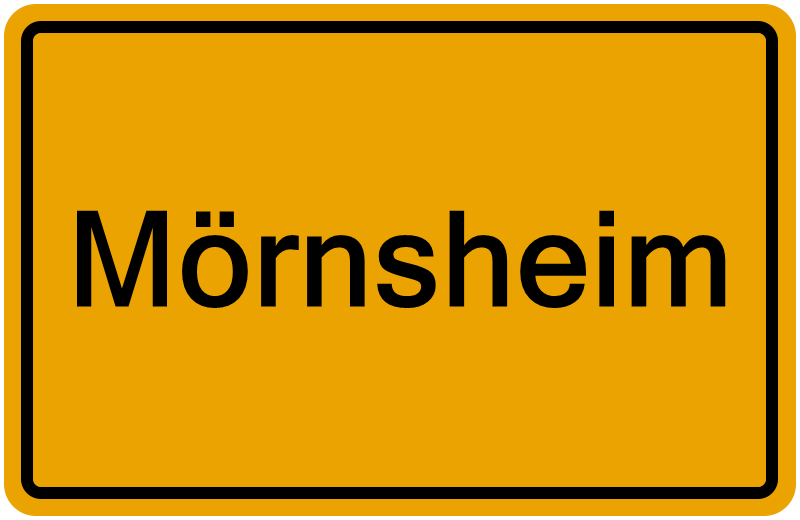 Handelsregisterauszug Mörnsheim