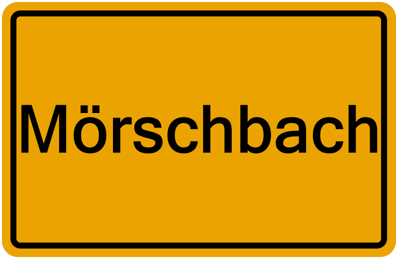 Handelsregisterauszug Mörschbach