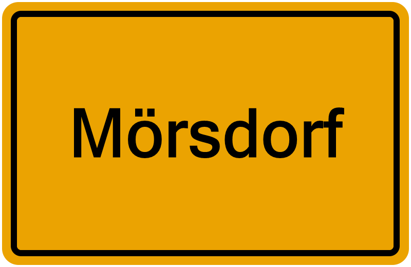 Handelsregisterauszug Mörsdorf