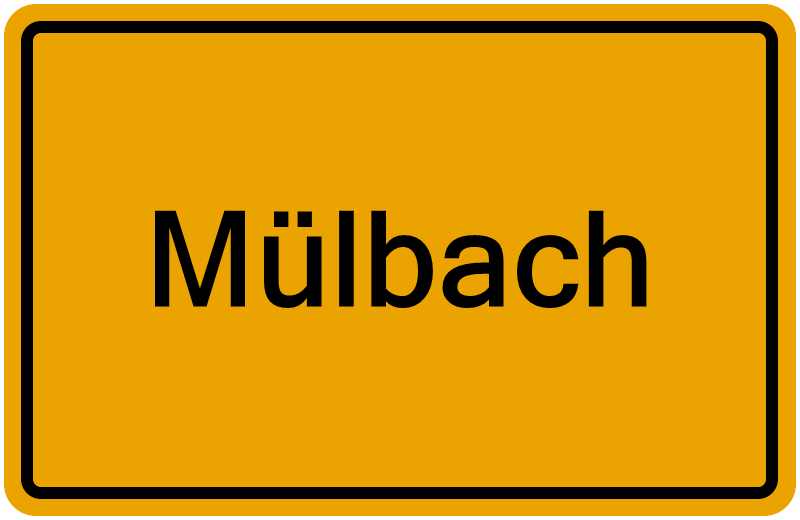 Handelsregisterauszug Mülbach