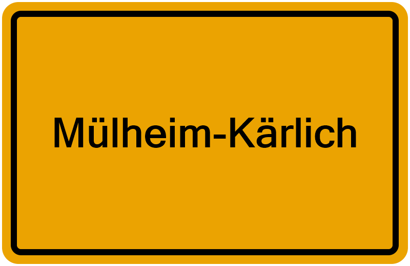 Handelsregisterauszug Mülheim-Kärlich