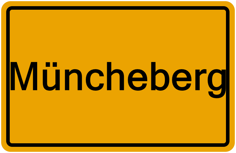 Handelsregisterauszug Müncheberg