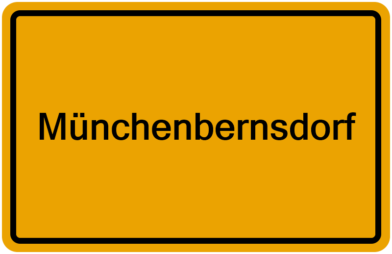 Handelsregisterauszug Münchenbernsdorf