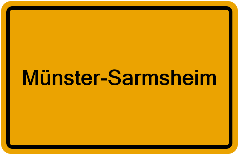 Handelsregisterauszug Münster-Sarmsheim
