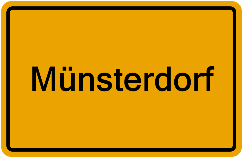 Handelsregisterauszug Münsterdorf