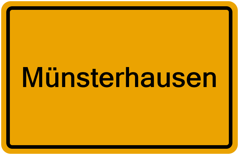 Handelsregisterauszug Münsterhausen