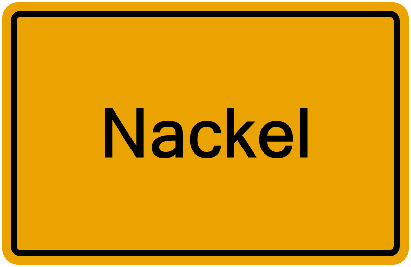 Handelsregisterauszug Nackel