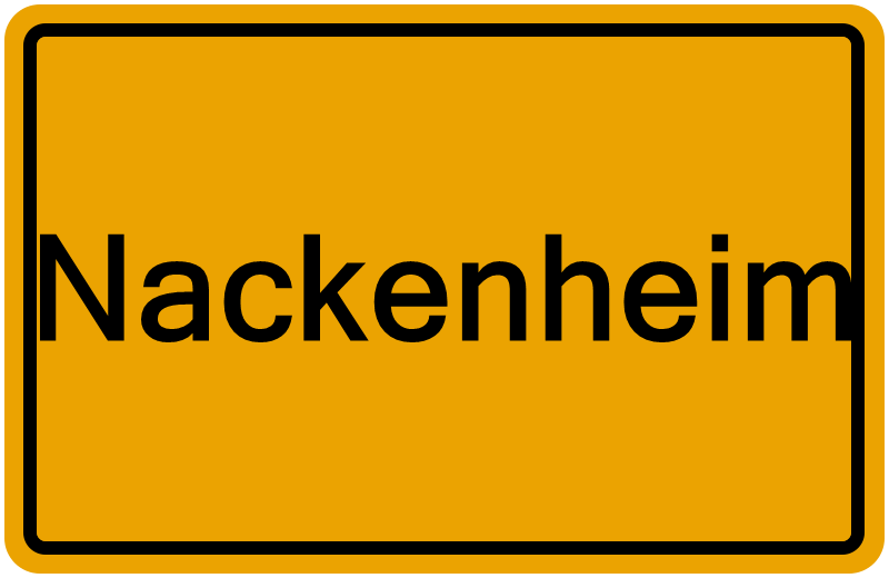 Handelsregisterauszug Nackenheim
