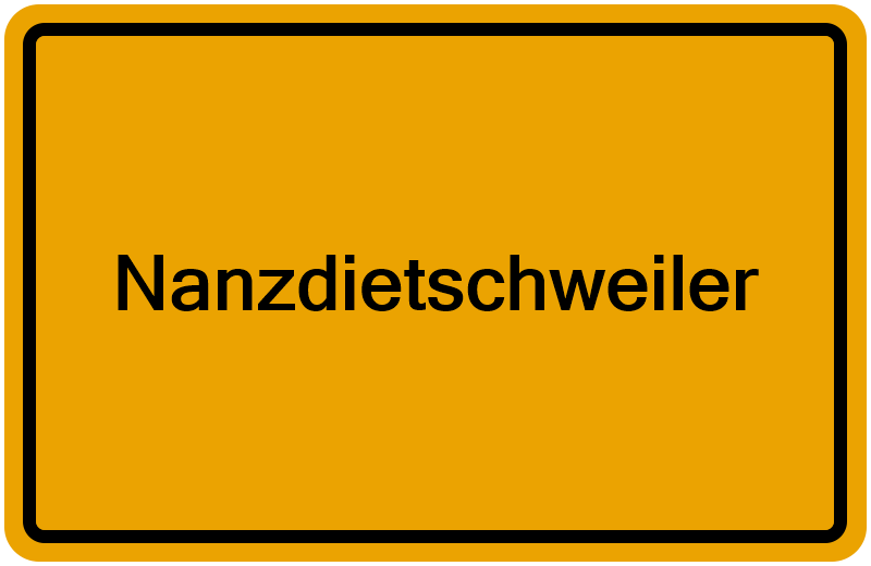 Handelsregisterauszug Nanzdietschweiler
