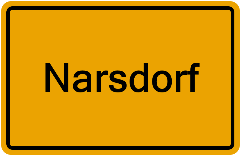 Handelsregisterauszug Narsdorf