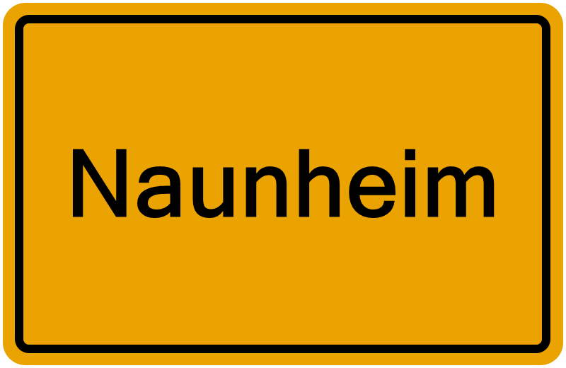 Handelsregisterauszug Naunheim