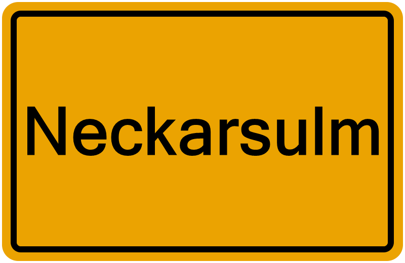 Handelsregisterauszug Neckarsulm