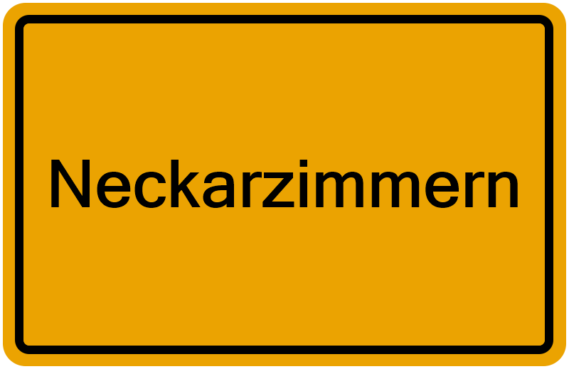 Handelsregisterauszug Neckarzimmern