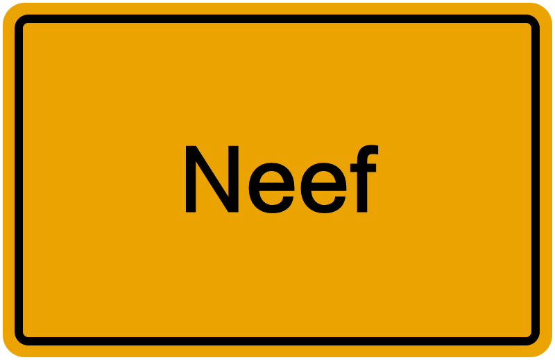 Handelsregisterauszug Neef