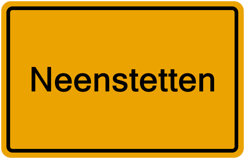 Handelsregisterauszug Neenstetten