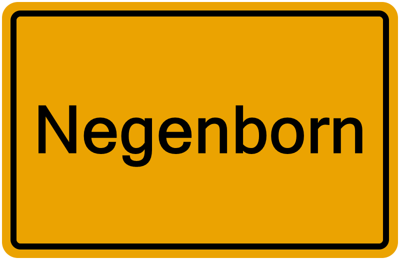 Handelsregisterauszug Negenborn